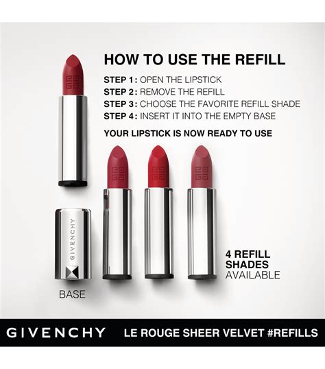 givenchy refillable lipstick